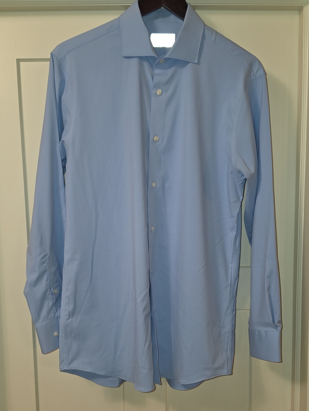 Good Condition Perry Ellis Light Blue Men's Dress Shirt